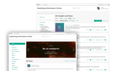 Разработка Marketing Intelligence Portal