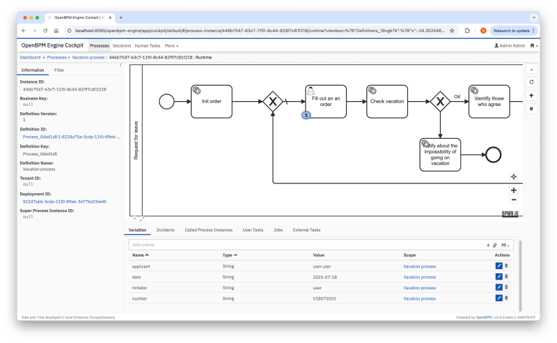 Продукт OpenBPM картинка 3 Скриншот OpenBPM картинка 3