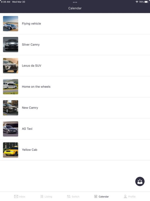 Продукт Мобильное приложение для аренды и сдачи автомобилей RUUH картинка 4 Скриншот Мобильное приложение для аренды и сдачи автомобилей RUUH картинка 4