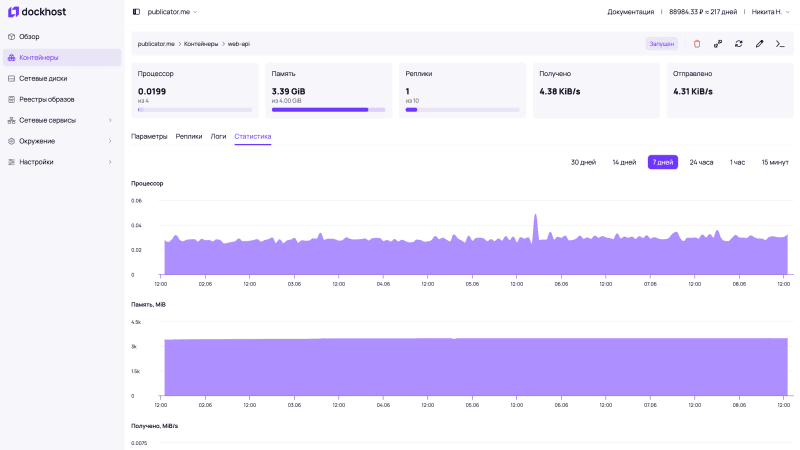 Скриншот Dockhost картинка 2
