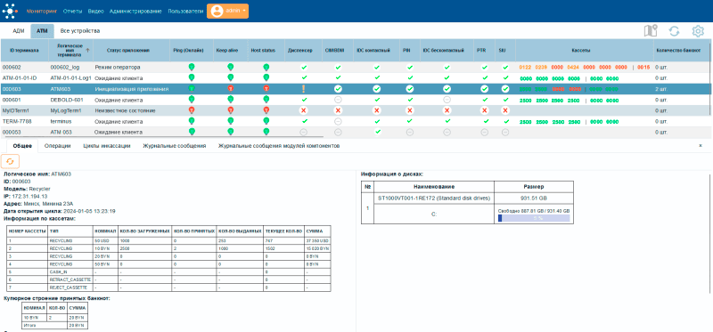 Продукт Программное решение SmartIS для управления сетями устройств самообслуживания картинка 3 Скриншот Программное решение SmartIS для управления сетями устройств самообслуживания картинка 3