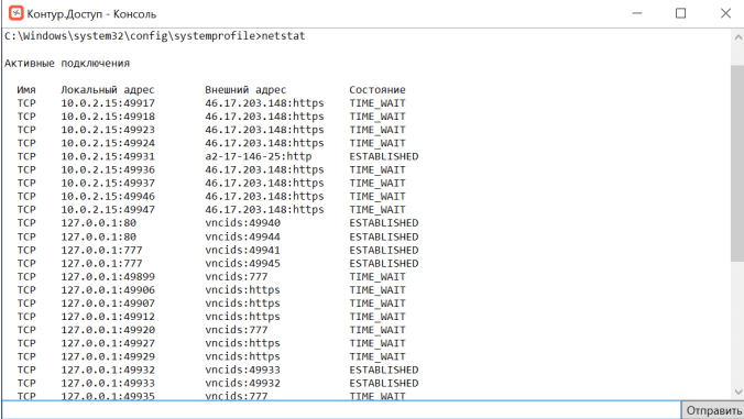 Скриншот Контур.Доступ