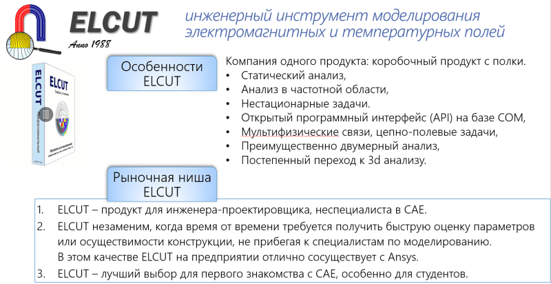 Продукт ELCUT картинка 3 Скриншот ELCUT картинка 3