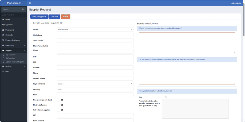 Скриншот Система управления некоммерческими закупками картинка 3
