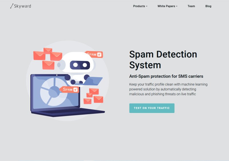 Скриншот Spam Detection System