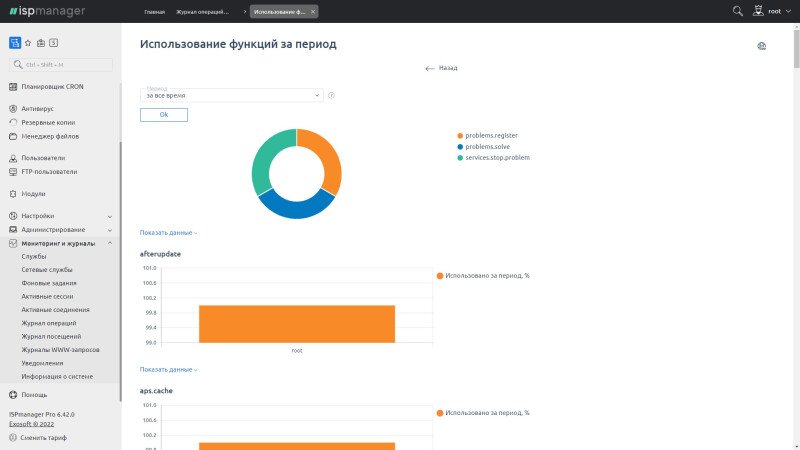 Скриншот ispmanager картинка 3