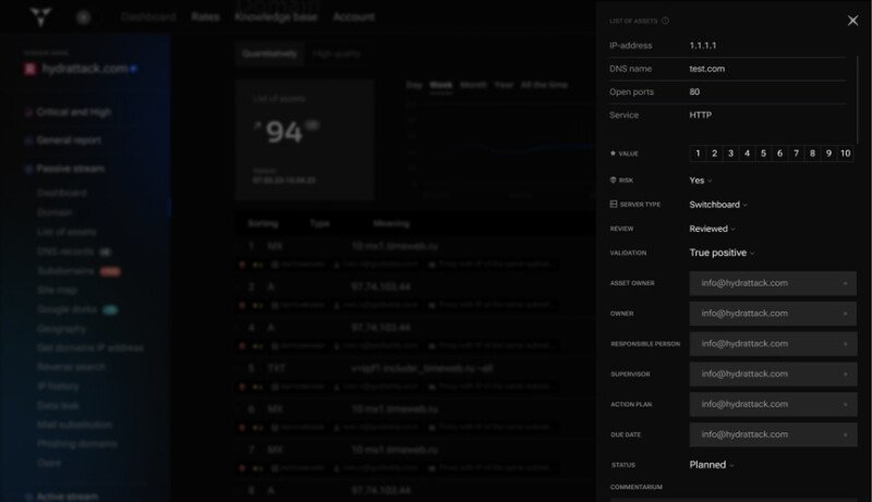 Продукт EASM as SaaS картинка 3 Скриншот EASM as SaaS картинка 3