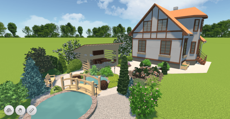 Продукт Ландшафтный Дизайн 3D картинка 2 Скриншот Ландшафтный Дизайн 3D картинка 2