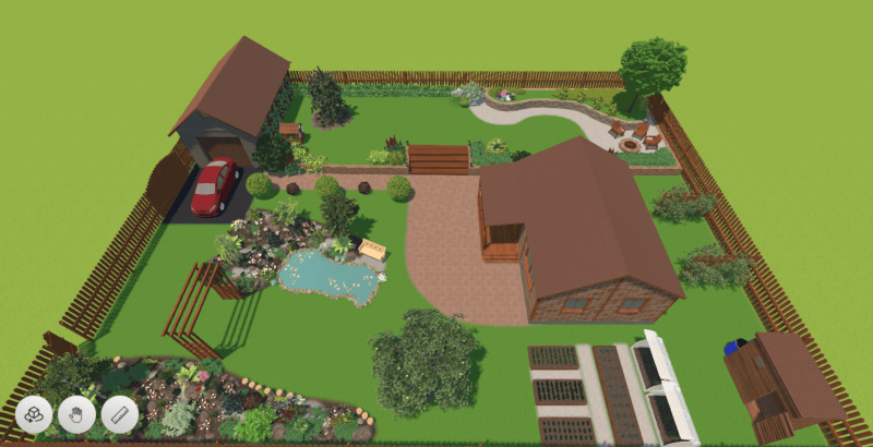 Продукт Ландшафтный Дизайн 3D картинка 3 Скриншот Ландшафтный Дизайн 3D картинка 3