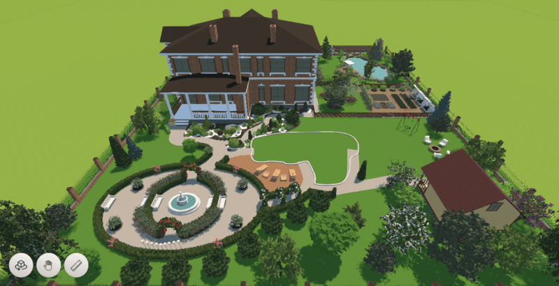 Продукт Ландшафтный Дизайн 3D картинка 5 Скриншот Ландшафтный Дизайн 3D картинка 5