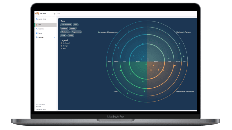 Продукт Ginc Radar картинка 1 Скриншот Ginc Radar картинка 1