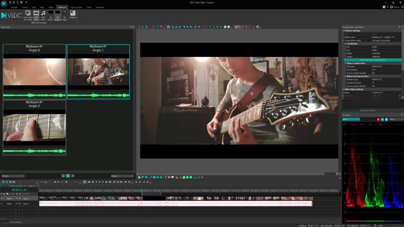 Скриншот Нелинейный видеоредактор VSDC Video Editor картинка 5